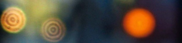 blue orange colorful shapes, abstract photograph, humming softly & singing, 2007 by William Oldacre