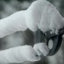 snow covered clothes line 2011 by William Oldacre