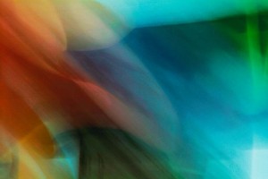Light Signatures series, day, colour photograph, art, abstract, abstract expressionism, creative, city street, urban, downtown, cityscape, speed, blur, movement, motion, turquoise, blue, red, muted, swooshes,, pattern