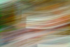 Light Signatures series, day, colour photograph, art, abstract, abstract expressionism, creative, city street, urban, downtown, cityscape, speed, blur, movement, motion, red, green, yellow, orange, muted, streaks, pastels, pattern