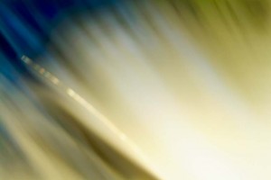 Light Signatures series, day, colour photograph, art, abstract, abstract expressionism, creative, city street, urban, downtown, cityscape, speed, blur, movement, motion, yellow, blue, vibrant, rays, pattern