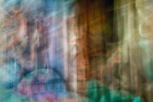 Light Signatures series, day, colour photograph, art, abstract, abstract expressionism, creative, city street, urban, downtown, cityscape, speed, blur, movement, motion, mauve, blue, turquoise, muted, stripes, streaks, lines, pattern