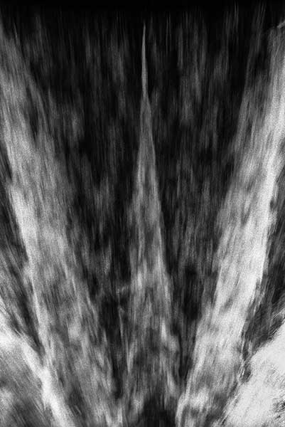 A Priori series, day, black abd white photograph, art, abstract, creative, speed, motion, blur, wake, boat, ocean, pattern, spikes